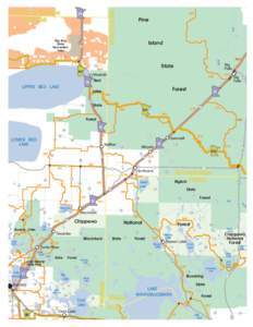 Chippewa National Forest / Cass Lake / Big Bog State Recreation Area / Lake Bemidji / Lake Winnibigoshish / Bemidji /  Minnesota / Northome /  Minnesota / Turtle Lake / Beltrami County /  Minnesota / Geography of Minnesota / Minnesota / Mississippi River