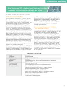 Environmental Monitoring  Global Monitoring of POPs in the Asian Coastal Region and International Conference of Asian Environmental Chemistry 2014 in Thailand Kei Machida and Satoshi Yamaki, Shimadzu Corporation 1. UNU-S