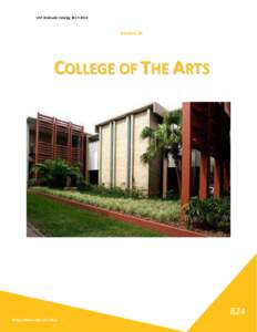 USF Graduate CatalogSection 24 COLLEGE OF THE ARTS