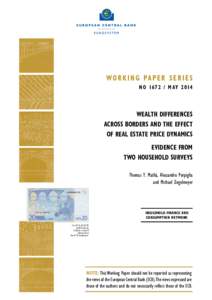 Wealth differences across borders and the effect of real estate price dynamics: evidence from two household surveys