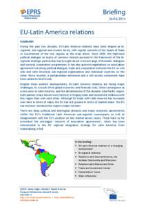 Briefing European Parliamentary Research Service