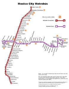 Mexico City Metrobús Indios Verdes Deportivo 18 de Marzo Euzkaro Potrero La Raza