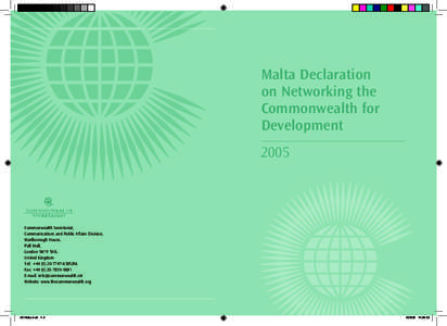 Malta Declaration on Networking the Commonwealth for Development 2005
