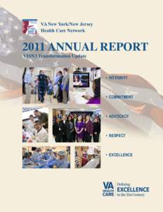 VA New York/New Jersey Health Care Network 2011 ANNUAL REPORT VISN3 Transformation Update