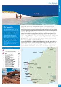 Coral Coast CORAL COAST World Heritage Listed Ningaloo Marine Park Our Favourites