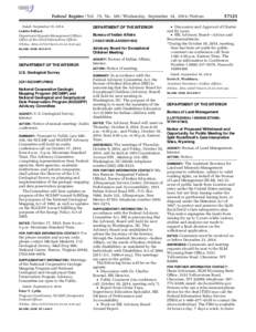 Federal Register / Vol. 79, No[removed]Wednesday, September 24, [removed]Notices Dated: September 19, 2014. Colette Pollard, Department Reports Management Officer, Office of the Chief Information Officer.