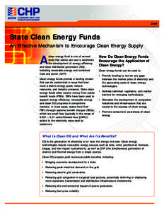 State Clean Energy Funds Fact Sheet