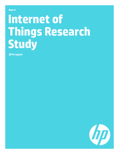 Report  Internet of Things Research Study 2014 report