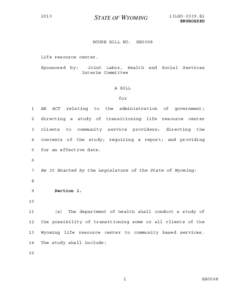 2013 General Session - Engrossed Version - HB0068 - Life resource center.