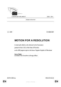 [removed]EUROPEAN PARLIAMENT Session document[removed]