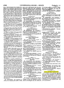 Page[removed]CONGRESSIONAL RECORD — SENATE September[removed]point out to the Senate that this dis­ of the term expiring January 27, 1964, caust. Such statements have recently been uttered by the President, the Secretar