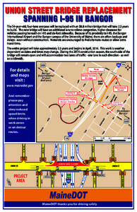 Bangor University / Bangor /  Gwynedd / Detour / Interstate 95 in Delaware / Bangor /  Maine / Sidewalk / Transport / Land transport / Road transport