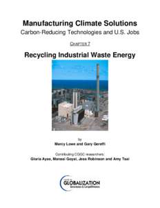 Microsoft Word - CGGC Recycling Industrial Waste Energy for WEBSITE