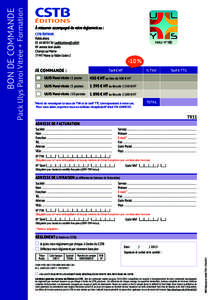 CSTB ÉDITIONS Publications |  84 avenue Jean Jaurès Champs sur MarneMarne la Vallée Cedex 2