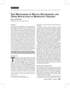 Exercise physiology / Muscular system / Tissues / Anatomical pathology / Exercise / Muscle hypertrophy / Muscle / Inflammation / Hypertrophy / Anatomy / Biology / Medicine