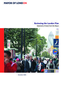 Reviewing the London Plan Statement of Intent from the Mayor
