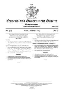 [491]  Queensland Government Gazette Extraordinary PUBLISHED BY AUTHORITY Vol. 367]