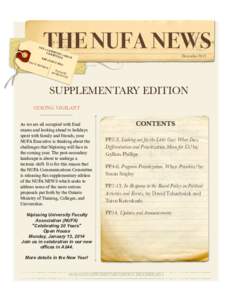NUFA NEWS SUPPLEMENTAL 2013