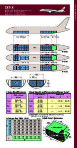 787- 8 ● Length：62.8m ● Width：60.9m ● 全長：62.8m ● 全幅：60.9m