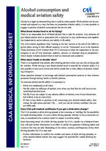 CAA Medical Information Sheet