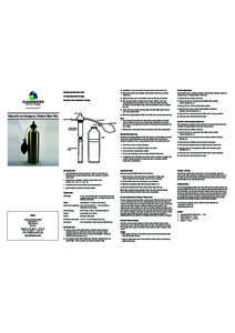 3) Tighten the air valve (by turning clockwise), found near the rubber bulb. Emergency/Outdoor Water Filter Ceramic Replacement Cartridge Activated-Carbon Replacement Cartridge  Replacement ceramic cartridges (white) are