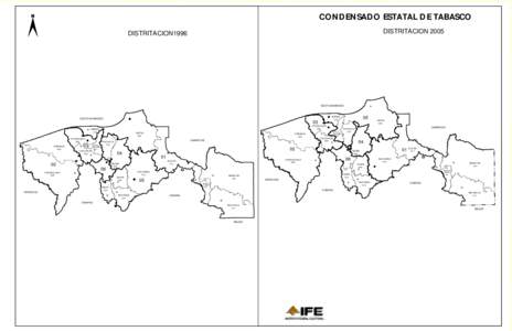 CONDENSADO ESTATAL DE TABASCO DISTRITACION 2005