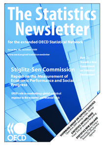 The Statistics Newsletter for the extended OECD Statistical Network Issue No. 46, October 2009 www.oecd.org/std/statisticsnewsletter