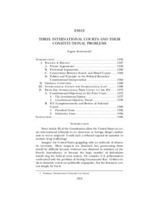 Vice Presidents of the United States / James Madison / United States Constitution / Federal tribunals in the United States / International Criminal Court / Jurisdiction / Jay Treaty / Supreme court / John Tyler / Politics of the United States / Government / Law