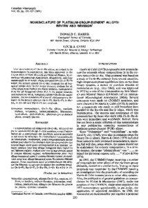 Canadian Mineralogist Vol. 29, pp.23l-231 (l99l)