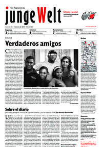 jungeWelt Die Tageszeitung Edición especial XVIII Feria Internacional del Libro Cuba 2009