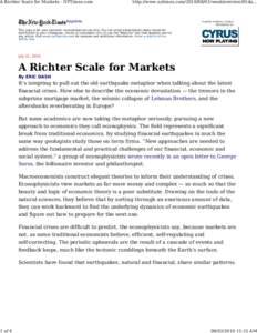 A Richter Scale for Markets - NYTimes.com  1 of 4 http://www.nytimes.com[removed]weekinreview/01da...