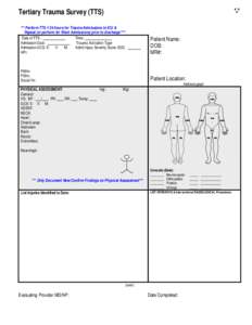 Tertiary Trauma Survey (TTS)