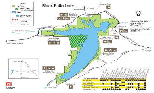 Legend Park Land Wildlife Area– No Vehicle Access  Black Butte Lake