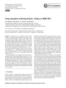 The Cryosphere, 6, 1251–1262, 2012 www.the-cryosphere.netdoi:tc © Author(sCC Attribution 3.0 License.  The Cryosphere