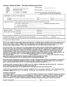 Anacapa Boarding Authorization Form
