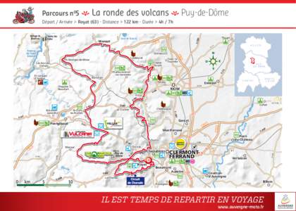 La ronde des volcans  Parcours n°5 Puy-de-Dôme