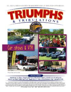 Triumphs & Tribulations, September, 2015, Page 1  PREZ RELEASE PREZ RELEASE  and a good sized parking