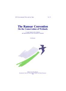 IUCN Environmental Policy and Law Paper  No. 23 The Ramsar Convention On the Conservation of Wetlands