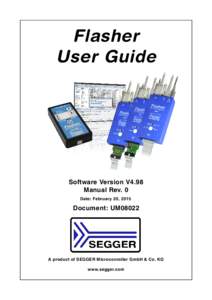 Flasher User Guide Software Version V4.98 Manual Rev. 0 Date: February 20, 2015