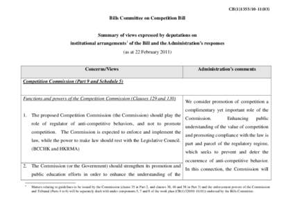 Bills Committee on companies (Amendment ) Bill 2002