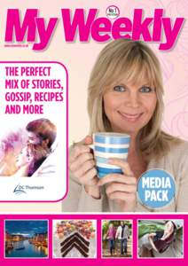 A popular and vibrant magazine for women everywhere, My Weekly brings the perfect mix of great reading to inspire and entertain. From celebrity news, fashion, health, beauty, fantastic cookery ideas and engrossing ficti