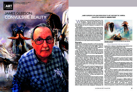 dossier  First published in Australian Art Collector, Issue 18 October-December[removed]JAMES GLEESON: