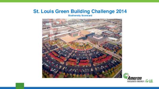 St. Louis Green Building Challenge 2014 Biodiversity Scorecard Site Map forChouteau Ave.