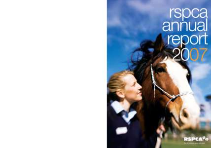 rspca annual report 2007 RSPCA Victoria The Royal Society for the Prevention