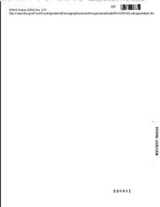 GR	I[removed]HIE GRAS Notice (GRN) No. 375 http://www.fda.gov/Food/FoodIngredientsPackaging/GenerallyRecognizedasSafeGRAS/GRASListings/default.htm