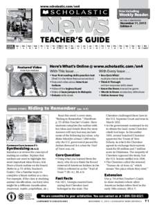 www.scholastic.com/sn4 Now Including Weekly Reader  ®