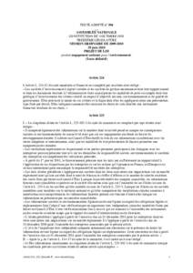 TEXTE ADOPTÉ n° 504 __ ASSEMBLÉE NATIONALE CONSTITUTION DU 4 OCTOBRE 1958 TREIZIÈME LÉGISLATURE SESSION ORDINAIRE DE