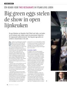 NIEUWE KEUKEN  ÉÉN KEUKEN VOOR TWEE RESTAURANTS IN FITLAND LEVEL LEIDEN Big green eggs stelen de show in open