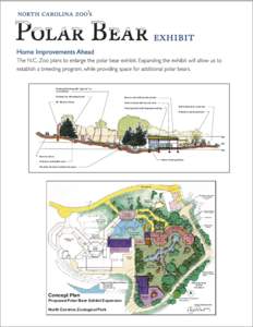 Holding Building with “glacier” or rock texture Climber for off-exhibit bear Green roof with tundra plants