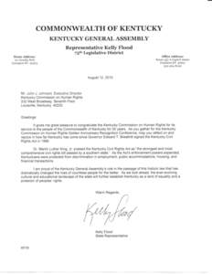 Kentucky General Assembly / Civil rights movement / Kentucky House of Representatives / Georgia Davis Powers / Kentucky / Southern United States / Edward T. Breathitt